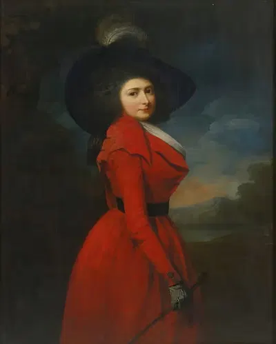 Portrait Of Miss Elizabeth Jemima Blake by Martin Archer Shee — digital art print download