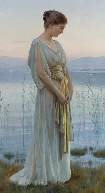 Вечер у озера by Макс Нонненбрух — digital art print download