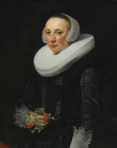 Portrait Of A Lady by Nicolaes Eliasz. Pickenoy — digital art print download