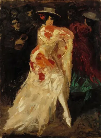 Испанская танцовщица (Танго) by Оскар Парвиайнен, 1907 — digital art print download