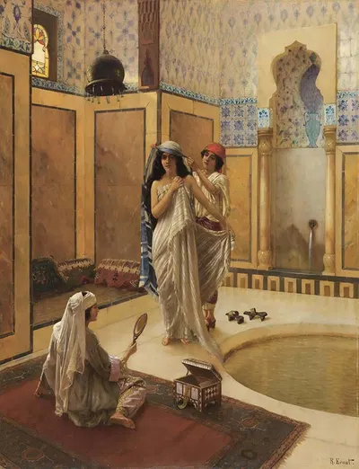 After The Bath by Rudolf Ernst — digital art print download