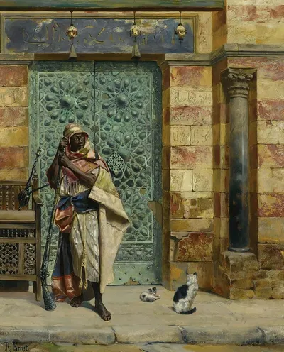 The Nubian Guard by Rudolf Ernst — digital art print download