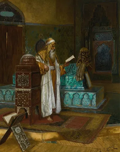 The Tomb Of Sultan Mehmet I by Rudolf Ernst — digital art print download