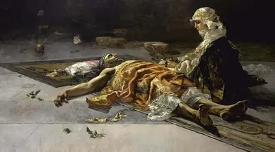 Бдительный глаз – Наблюдение by Сальвадор Санчес Барбудо, 1885 — digital art print download