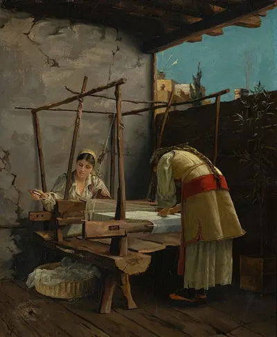 Ткачи, Арахова by Теодорос Ралли, 1877 — digital art print download