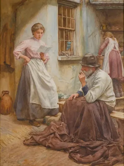 Pleasant News by Walter Langley — digital art print download