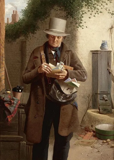 The Postman by William Edward Millner — digital art print download