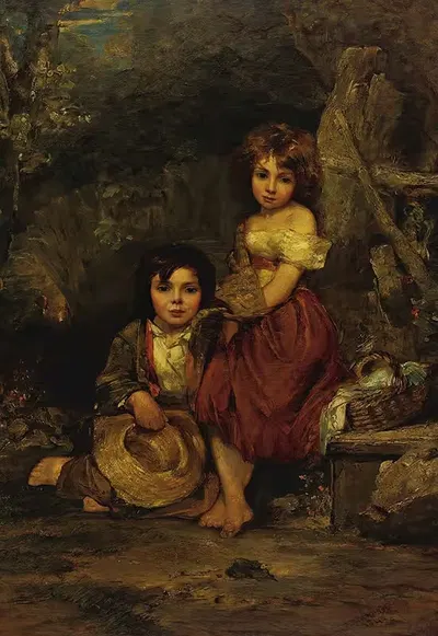 Молодые пикники by Уильям Фредерик Уизерингтон, 1845 — digital art print download