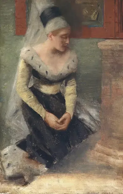 Burgfräulein by Albert von Keller — digital art print download