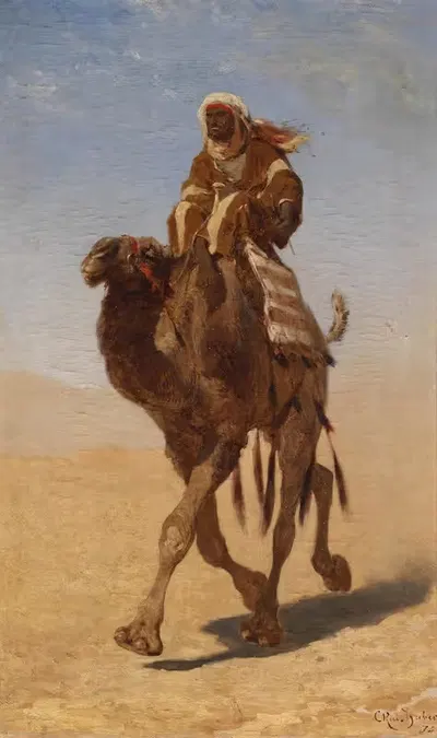Верблюдник by Карл Рудольф Хубер, 1871 — digital art print download