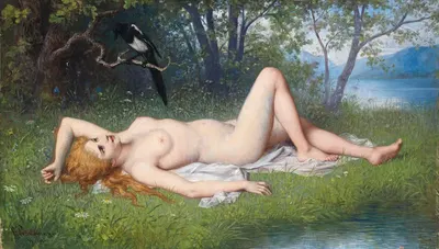 Die Elster by Carl Schweninger, Jr — digital art print download