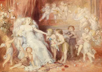 Surrounded by Angels by Carl Schweninger, Jr — digital art print download