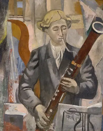 Проба концерта фаготиста by Кристиан Хесс, 1928 — digital art print download