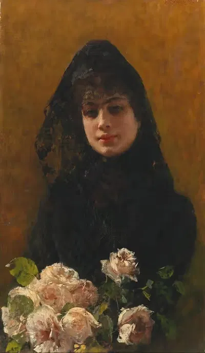Цветочный привет by Этторе Черконэ, 1889 — digital art print download