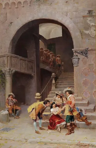 Die Wahrsagerin by Francesco Bergamini — digital art print download