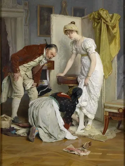 Проба обуви by Франц Ксавер Симм — digital art print download