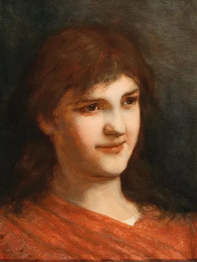 Portrait of a Woman by Gabriel von Max — digital art print download