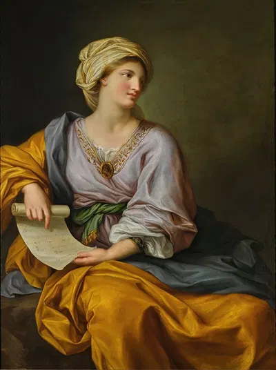 Portrait of Emma Hamilton as a Sibyl by Gavin Hamilton — digital art print download