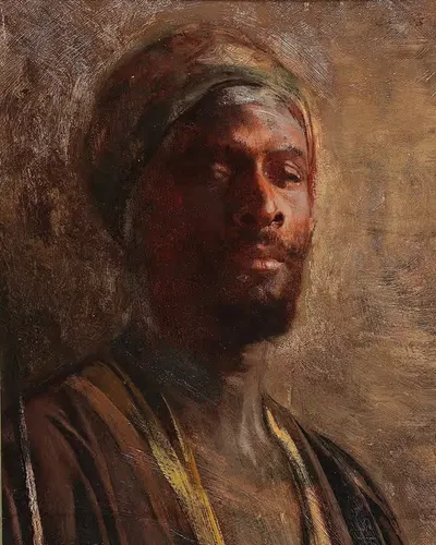 Нубийцы by Уго Шарлемон, 1878 — digital art print download