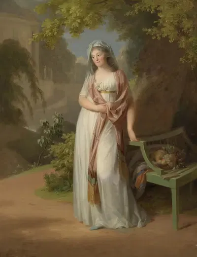Луиза фон Бранденбург-Шведт by Иоганн Фридрих Август Тишбейн, 1794 — digital art print download