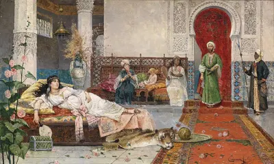 Визит в гарем by Хуан Хименес Мартин — digital art print download