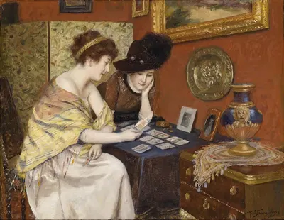 Что написано в картах by Поль Шпангеберг, 1911 — digital art print download