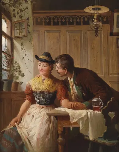 Любовь by Петер Баумгартнер — digital art print download