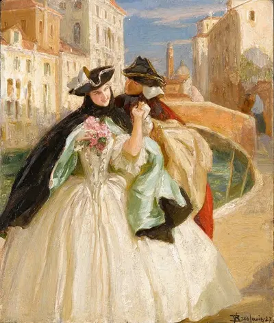 Karneval in Venedig by Vittorio Emanuele Bressanin — digital art print download