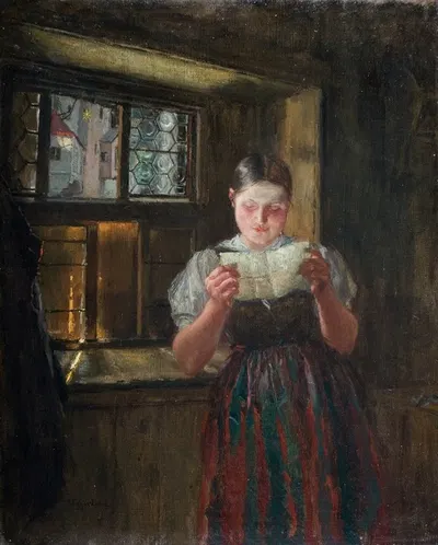 От него by Альбин Эггер Лиенц, 1887 — digital art print download