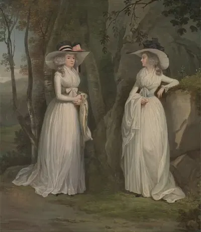 Eleanor And Margaret Ross by Alexander Nasmyth — digital art print download