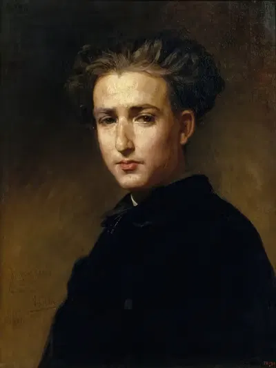 Портрет художника Рамона Падро by Антони Каба, 1867 — digital art print download