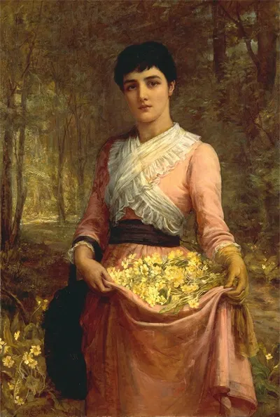 Дочери нашей империи. Англия - Примула by Эдвин Лонг — digital art print download