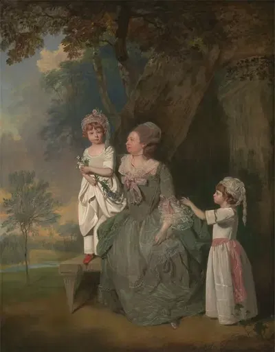 Mrs. Barclay And Her Children by Francis Wheatley — digital art print download