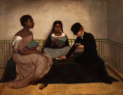 The Three Races Or Equality Before The Law by Francisco Laso — digital art print download
