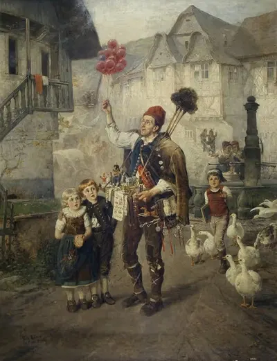Игрушечник из Нюрнберга by Фриц Бейнке, 1882 — digital art print download