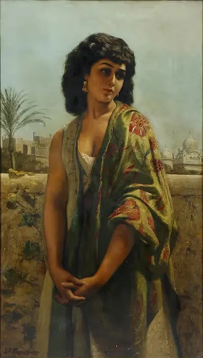 Leila by George Hamilton Barrable, 1880 — digital art print download