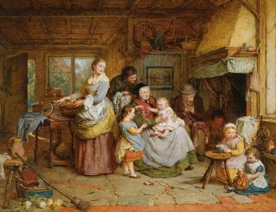 Дом, пусть он будет скромным by Джордж Смит, 1867 — digital art print download