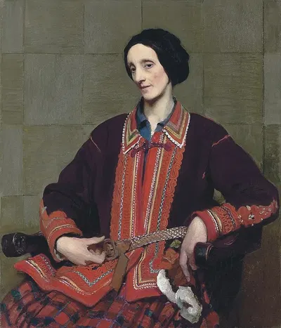 Портрет Хильды Спенсер Уотсон by Джордж Спенсер Уотсон, 1932 — digital art print download