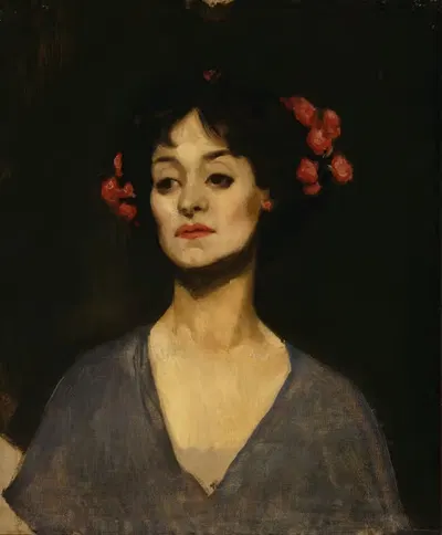 Портрет дамы (Танцовщица) by Джордж Вашингтон Ламберт, 1911 — digital art print download