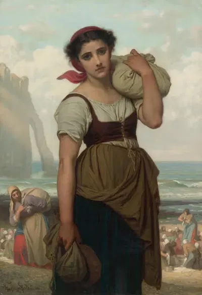 Уборщица Дьетретат by Юг Мерль, 1869 — digital art print download