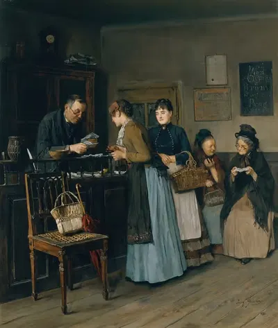 Лотерейные сестры by Йозеф Гизела, 1888 — digital art print download