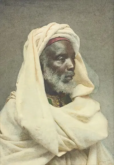 Head Of A Moor by Josep Tapiró Baró — digital art print download