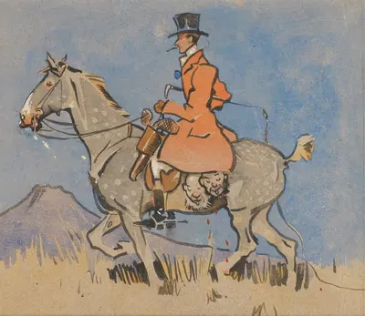 How Crawhall Pictured A Friend In The Boer War by Joseph Crawhall — digital art print download