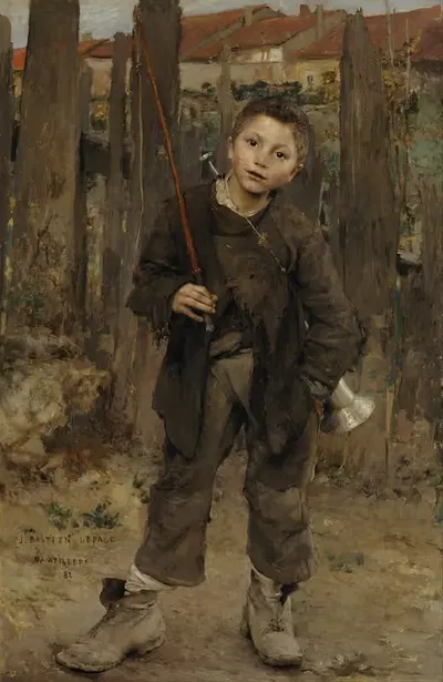 Без прически by Жюль Бастьен-Лепаж — digital art print download
