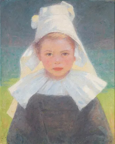 Studienkopf by Ludwig Ferdinand Graf, 1893 — digital art print download
