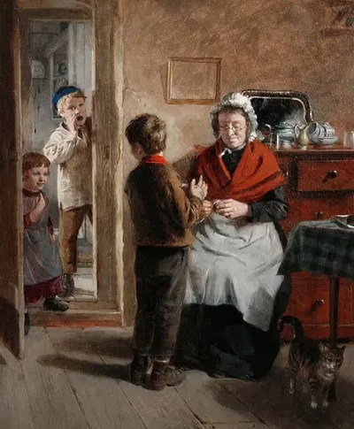 Разделенное внимание by Уильям Хемсли — digital art print download