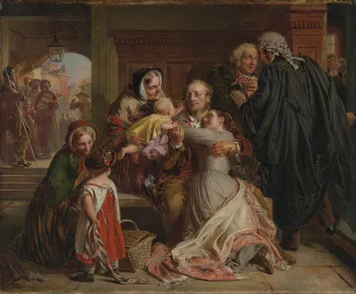 Not Guilty by Abraham Solomon, 1859 — digital art print download