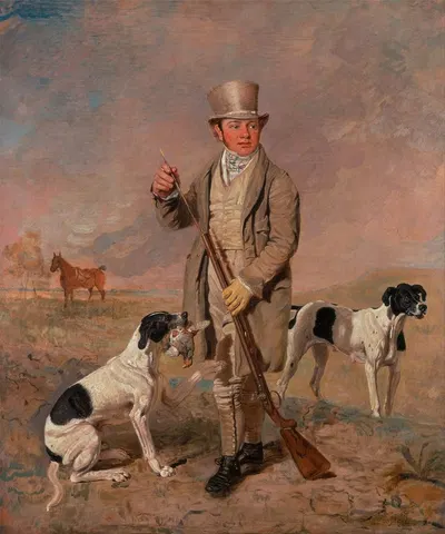 Portrait Of A Sportsman, Possibly Richard Prince by Benjamin Marshall, 1825 - 1826 — digital art print download