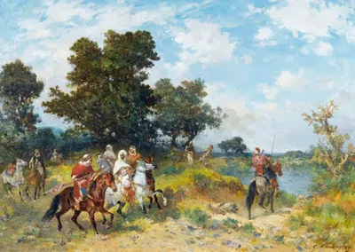 Арабские кавалеры by Жорж Вашингтон — digital art print download