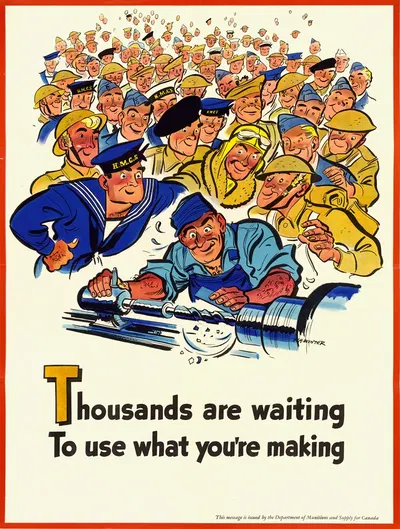 Thousands are Waiting to Use What You're Making by W. A. Winter — digital art print download